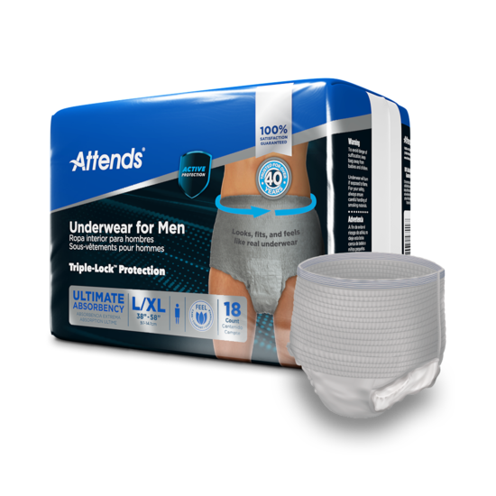 Attends Discreet Sous-vêtements pour homme Taille L/XL