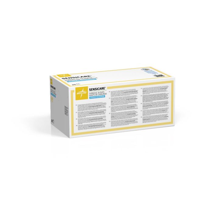 SensiCare PI Sterile Polyisoprene Surgical Glove with Aloe, White, 8