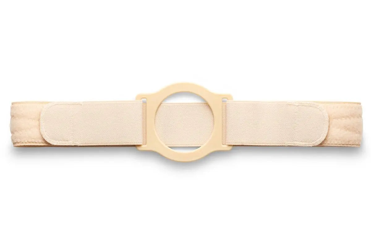 Nu-Comfort 2" Ostomy Belt Md (32-36") 2 1/4" Opening Beige (Non-Returnable) - Ea/1 - Home Health Store Inc