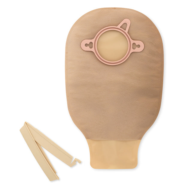 New Image Two-Piece Drainable Mini Pouch, Beige 9" (23cm) - Box of 10