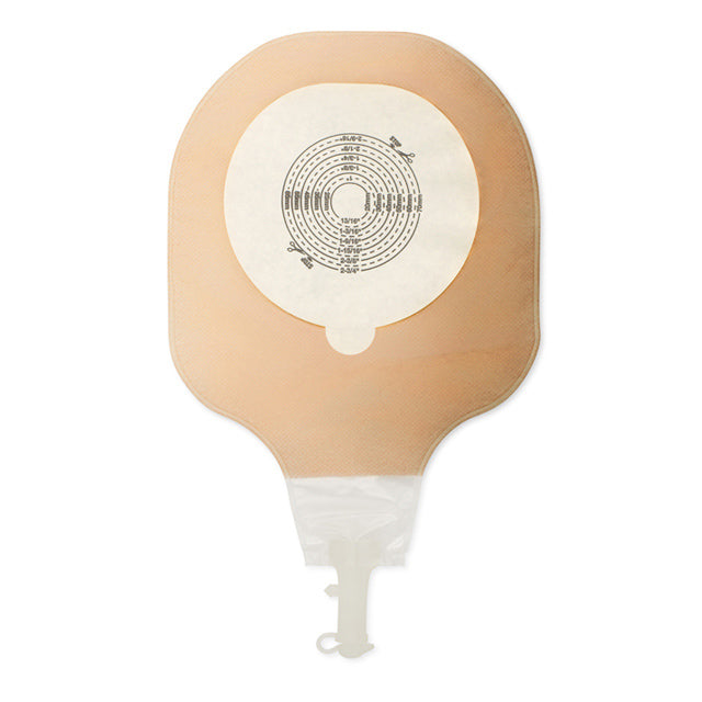 Premier One-Piece High Output Pouch, Pre-Cut Stoma Opening up to 2-3/4" (70mm), Ultra-Clear 12" (30cm) - Box of 10