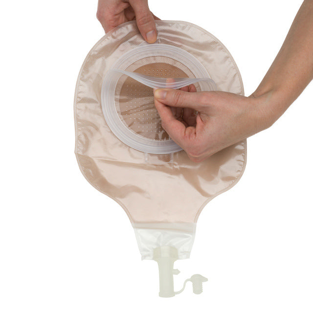 Premier One-Piece High Output Pouch, Pre-Cut Stoma Opening up to 2-3/4" (70mm), Ultra-Clear 12" (30cm) - Box of 10