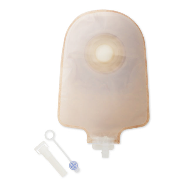 Premier One-Piece Urostomy Pouch, Cut-to-Fit Stoma Opening, Transparent 9" (23cm) - Box of 5