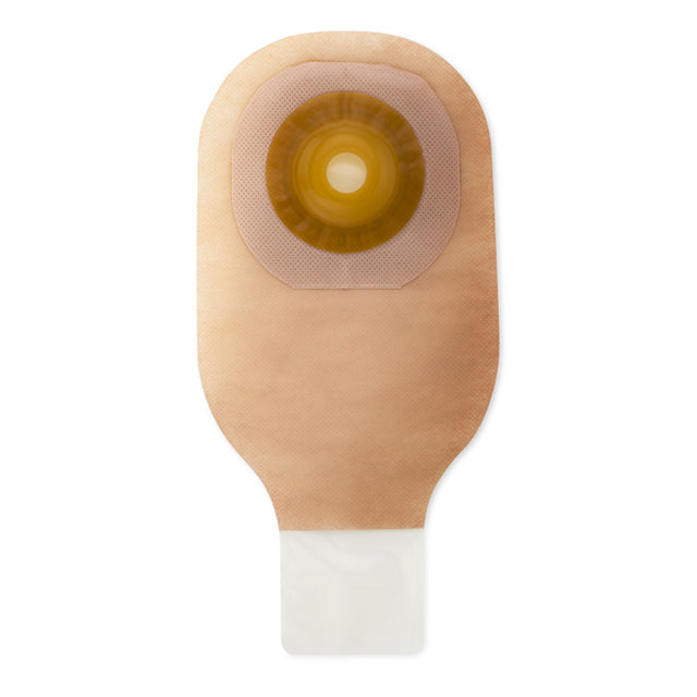 Premier One-Piece Drainable Pouch, Cut-to-Fit Stoma up to 2-1/2" (64mm), Beige 12" (30cm),  Lock 'n Roll Closure - Box of 10