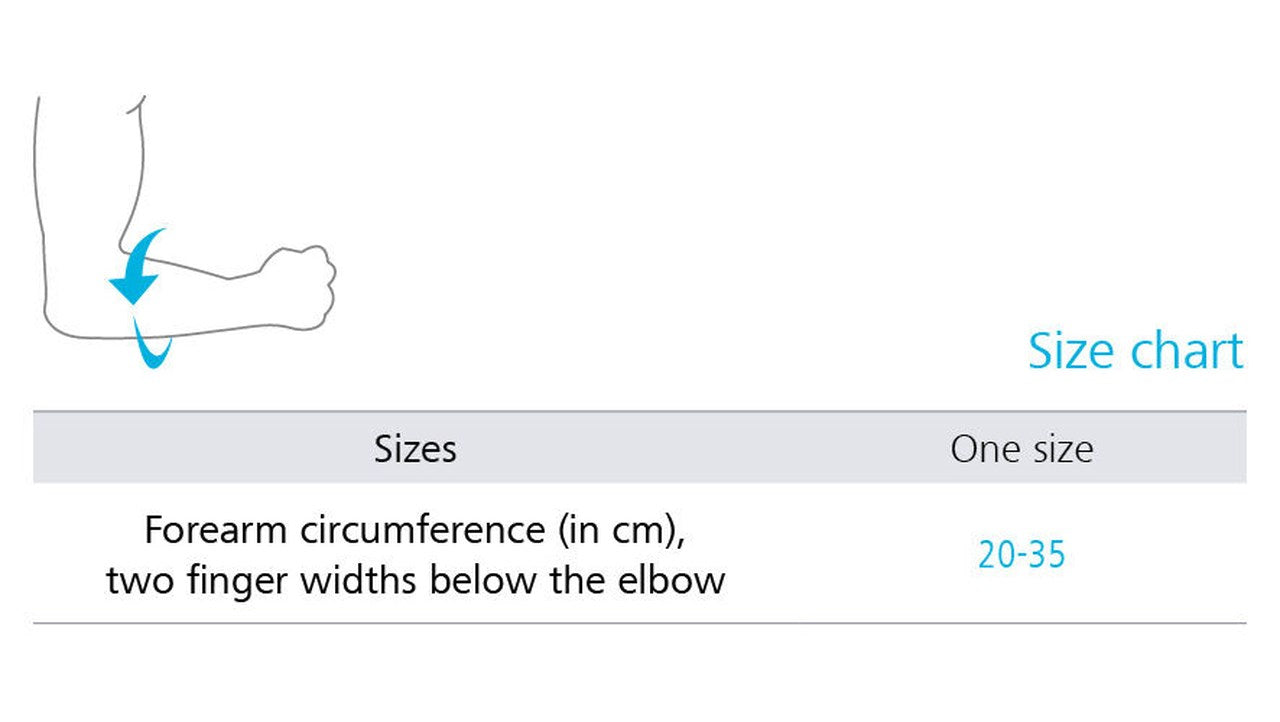 MOBILIS EpiBand  - Adjustable compression elbow brace with silicone pad