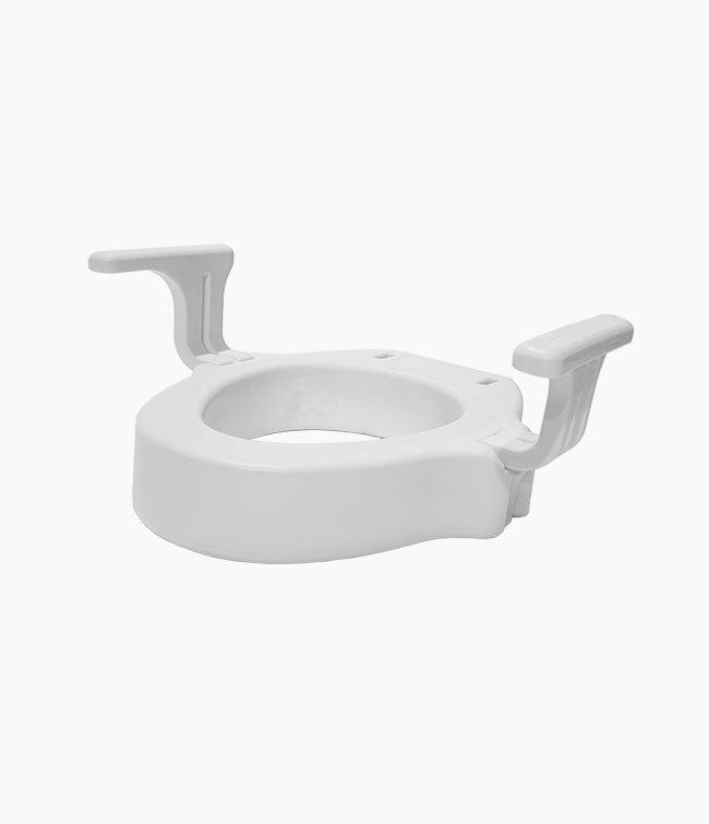 Mobb Elongated Toilet Seat Riser With Handles