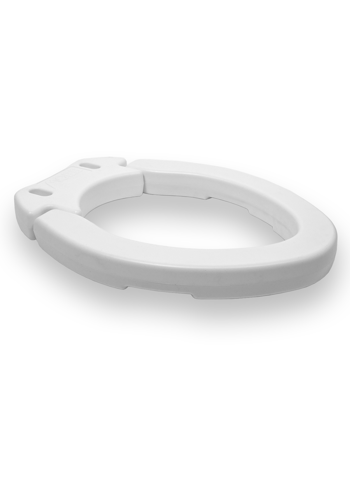 Mobb 2" Hinged Raised Toilet Seat