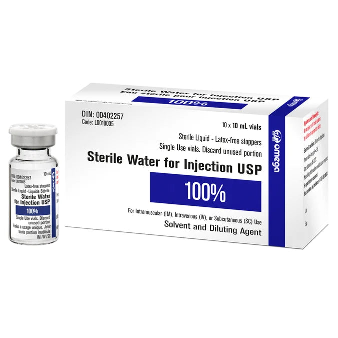Sterile Water for Injection USP 10ML - Box of 10