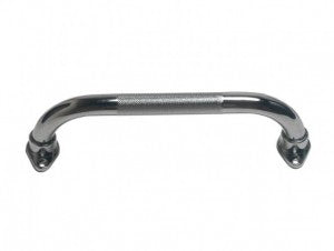 Knurled Grab Bar With Adjustable Flange