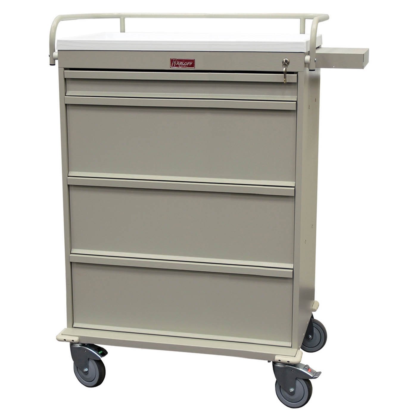Harloff Value Line Medicine Cart W/ Key Lock - Ea/1 - Home Health Store Inc