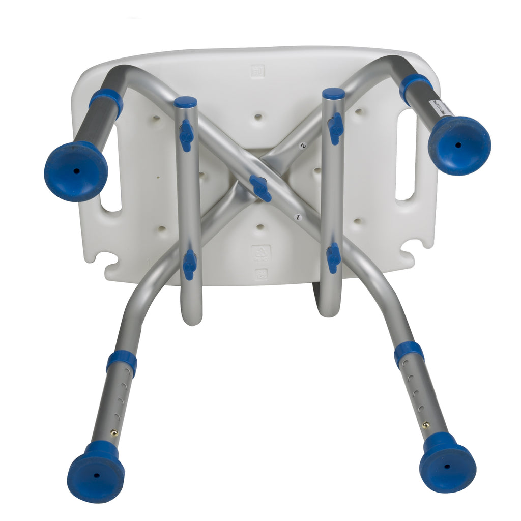 Adjustable Padded Bath Safety Seat With Backrest
