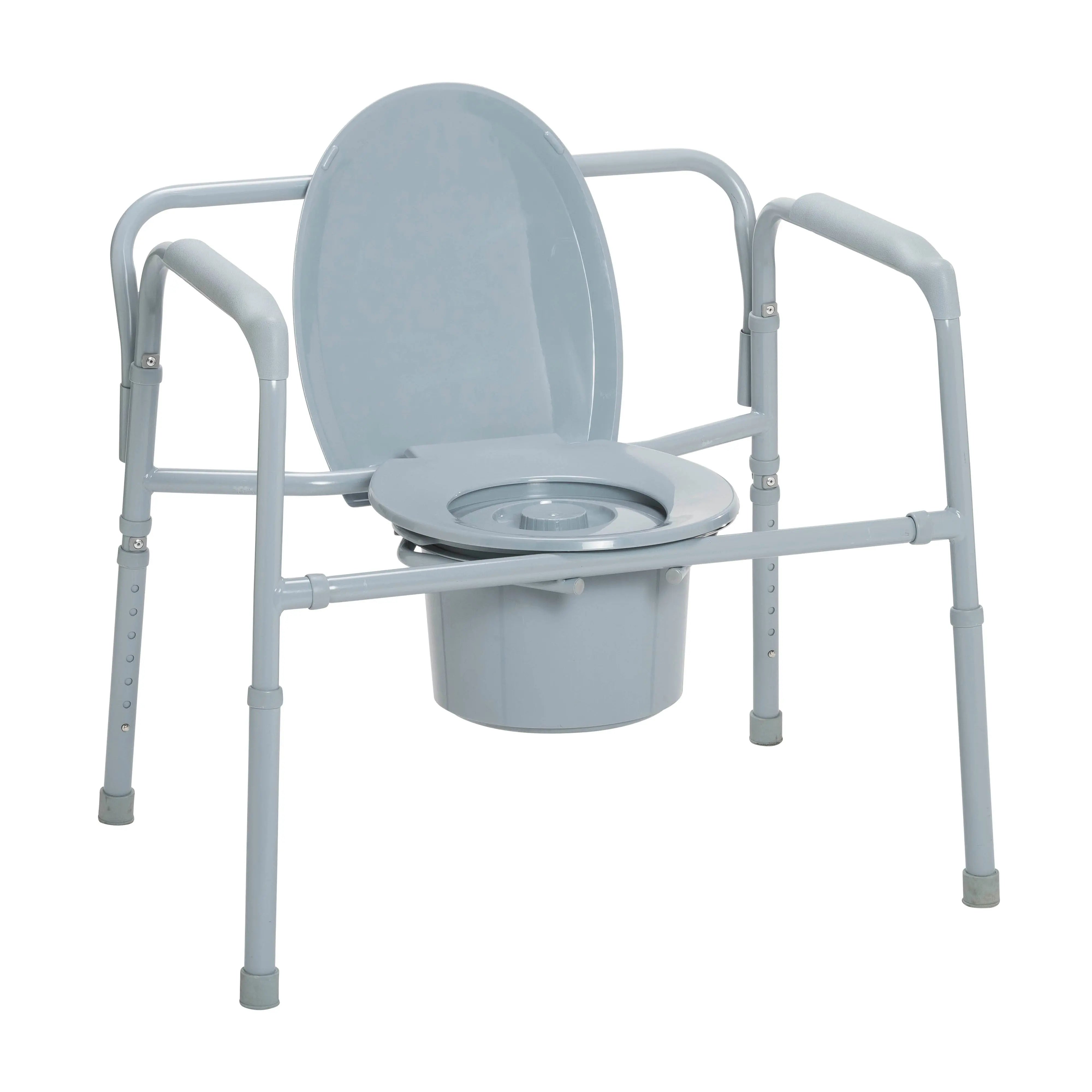 Heavy Duty Bariatric Folding Bedside Commode Seat - Home Health Store Inc