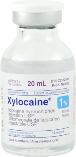 Xylocaine® Injections - 1% plain, 20mL, each