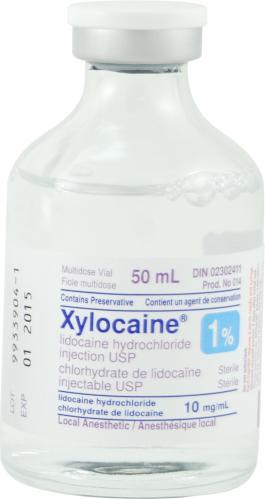 Xylocaine® Injections - 1% plain, 50mL, each