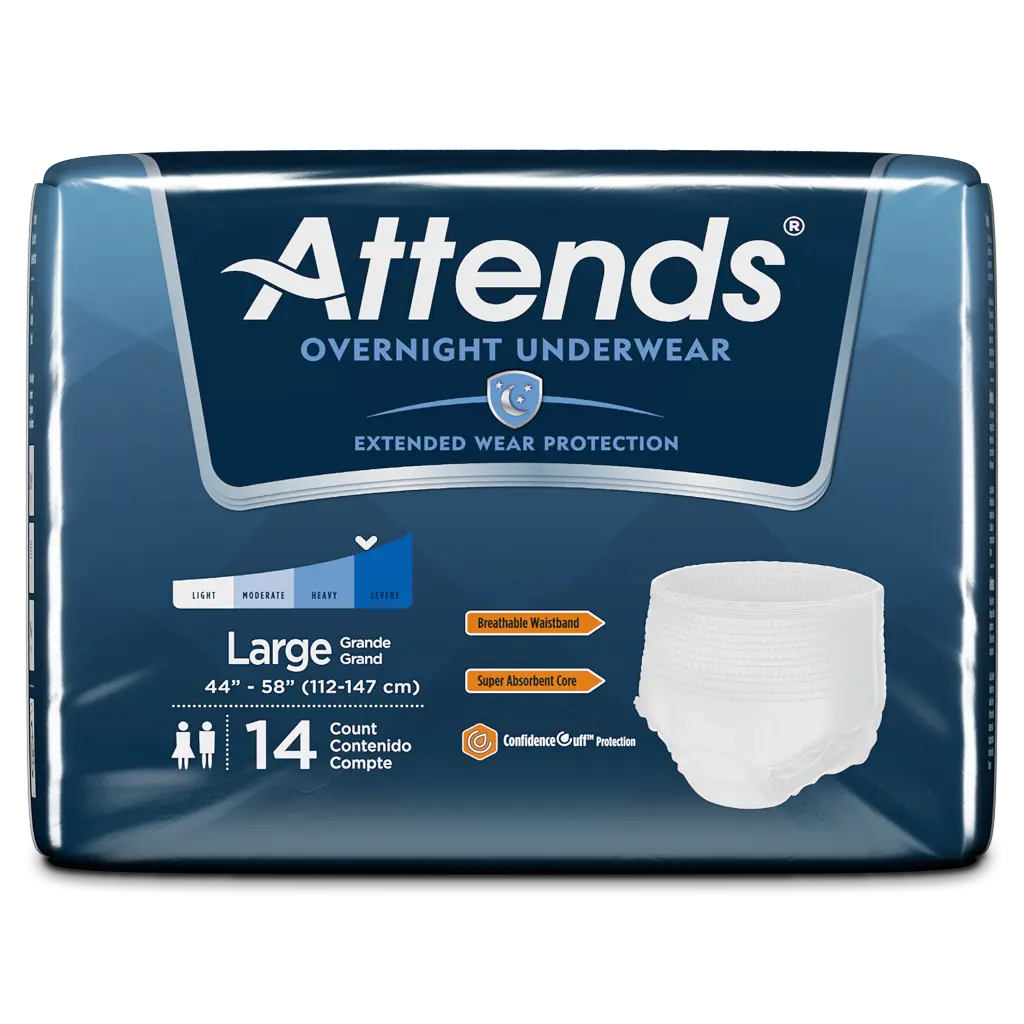 Attends Overnight Underwear, Large - Home Health Store Inc