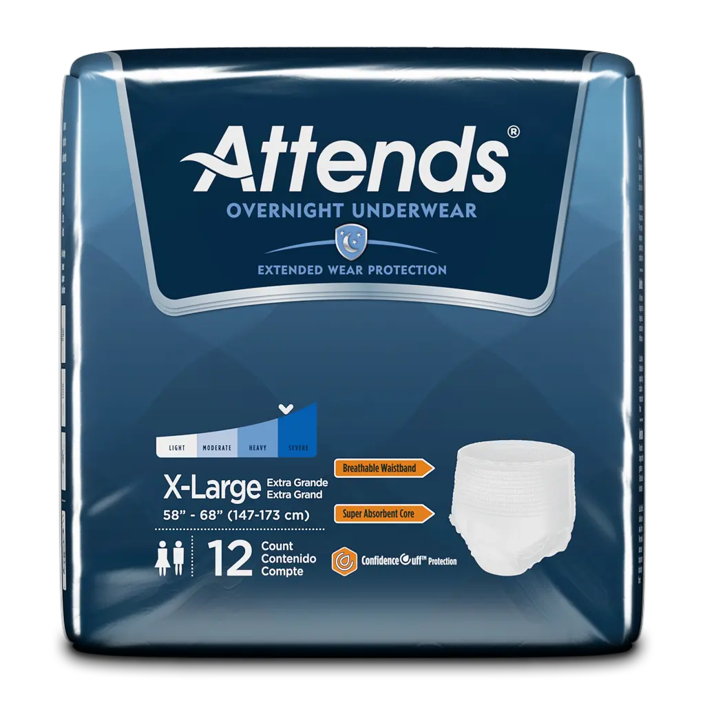 Attends Overnight Underwear, X-Large - Home Health Store Inc