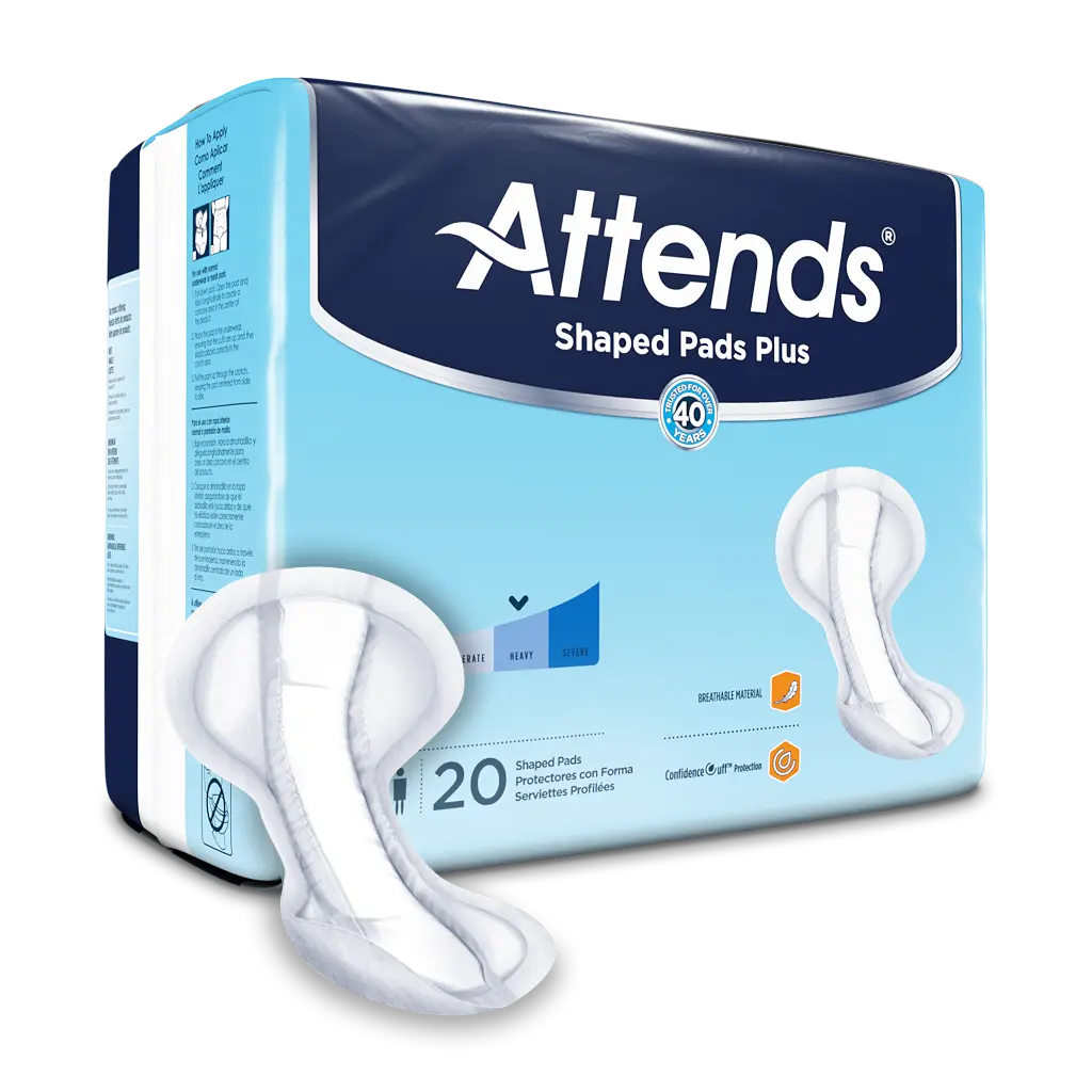 Attends Shaped Pads Super Plus - Home Health Store Inc