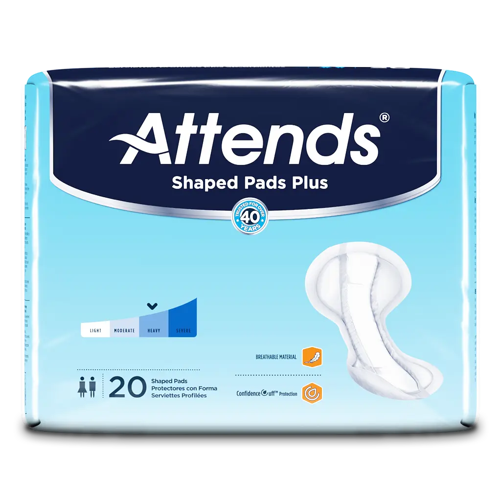 Attends Shaped Pads Super Plus - Home Health Store Inc