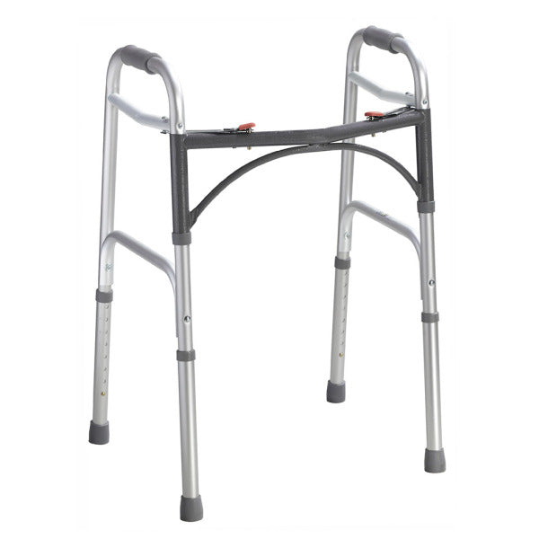 Deluxe Folding Walker, Two Button - Home Health Store Inc