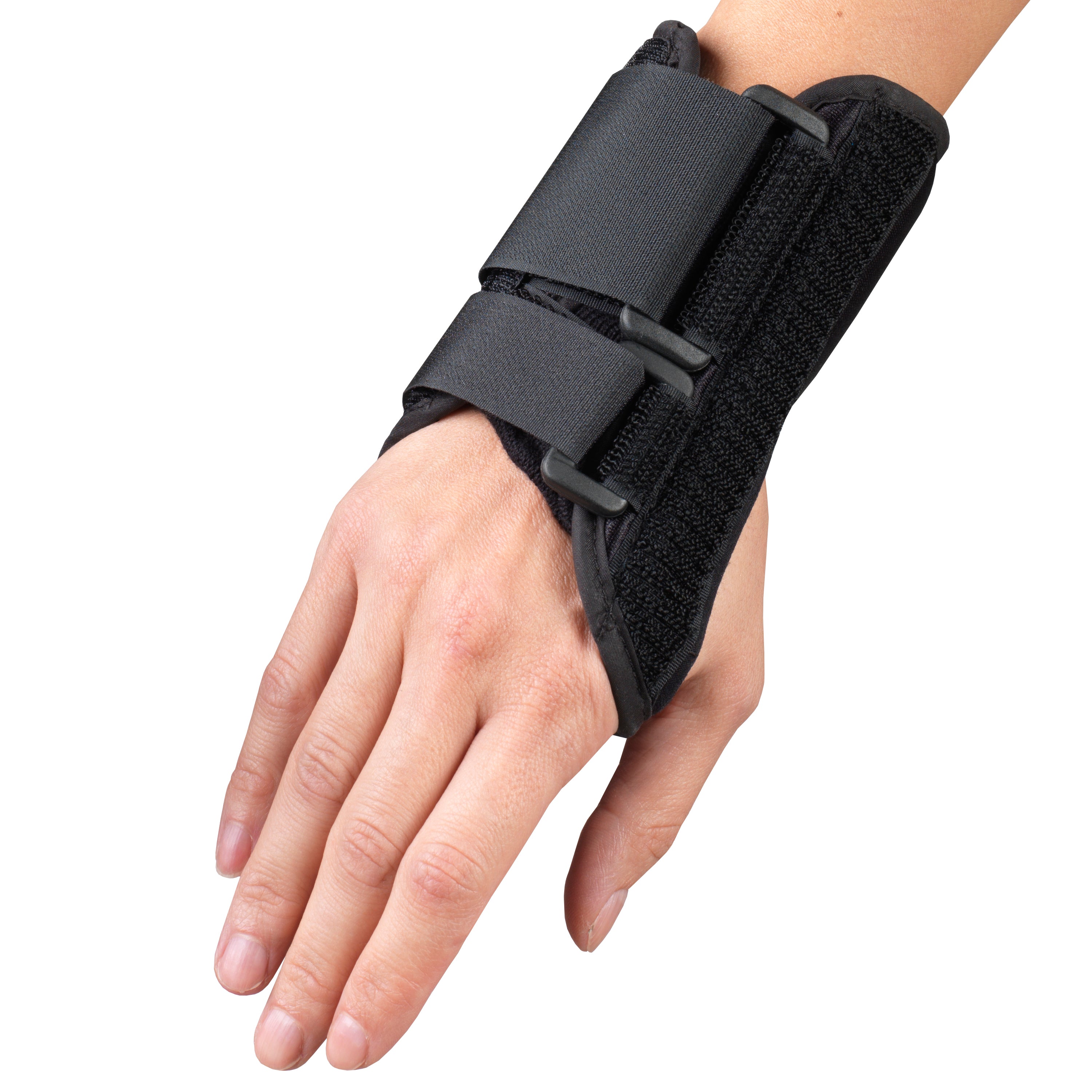 Formfit 6" Wrist Splint Right Black, X-Small - Ea/1 - Home Health Store Inc