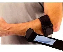 Mueller Tennis Elbow Support W/Gel Pad, Black, One Size Fits Most