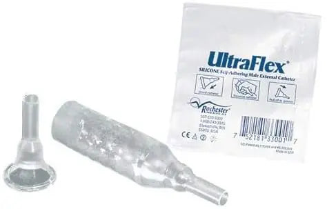 Ultraflex Silicone Self-Adhering Male External Catheter, Size X-Large 41mm - Box Of 100