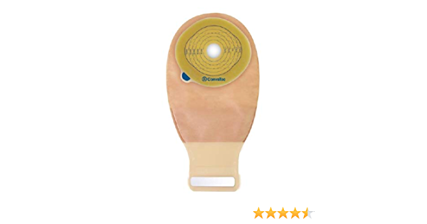 Esteem®+ One-Piece Stomahesive® Skin Barrier, Moldable Stoma Opening 1-9/16" - 1-15/16" (40mm - 50mm), Drainable Pouch, Opaque With Easy-View Window 12" (30.5cm), Tail Clip - Box Of 10 - Home Health Store Inc