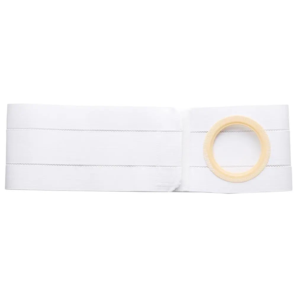 Nu-From Regular Elastic Beige, Right Stoma Location, Large, 7", Opening 1 1/2" From Bottom, Prolapse Support, 3" Auxiliary Belt Double Layer, Non Returnable - Ea/1 - Home Health Store Inc