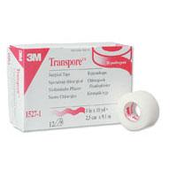 3M 1527-1E BX/12 TAPE TRANSPORE 1IN X 10YD CLEAR