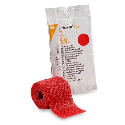 Cs/10 Scotchcast Poly Premium Casting Tape Red 4in - Home Health Store Inc