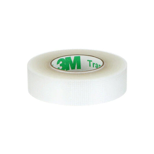 3M™ Transpore™ Medical Tape, 1527-0, porous, clear, 1/2 in x 10 yd (1.25 cm x 9.1 m) - Box Of 12 - Home Health Store Inc