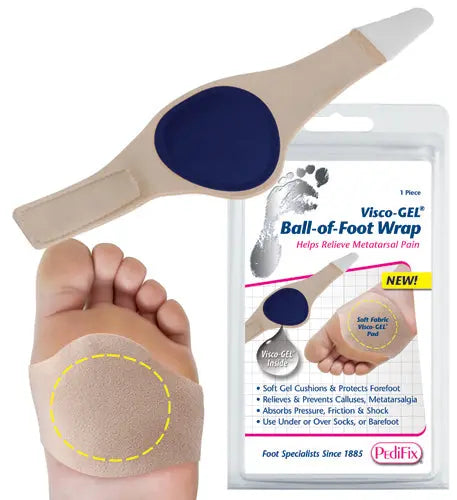 Visco-Gel Ball Of Foot Protective Sleeve Small Right - Ea/1