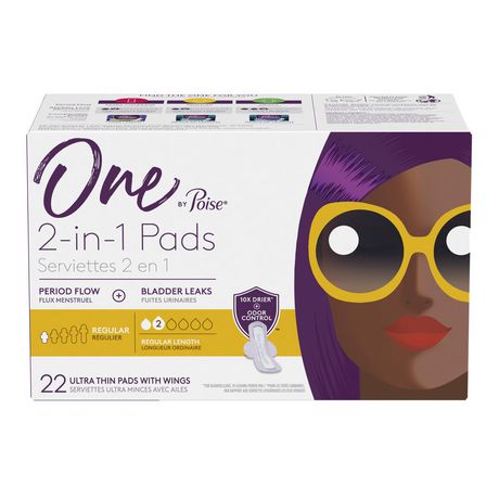 PKG/22 One by POISE Ultrathin Reg Wing Pad - Home Health Store Inc