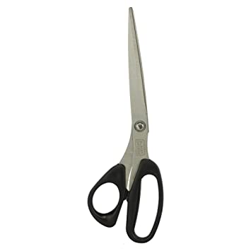 Scissors Universal 7" Black Handle 1-Serrated Blade Sterile - Ea/1