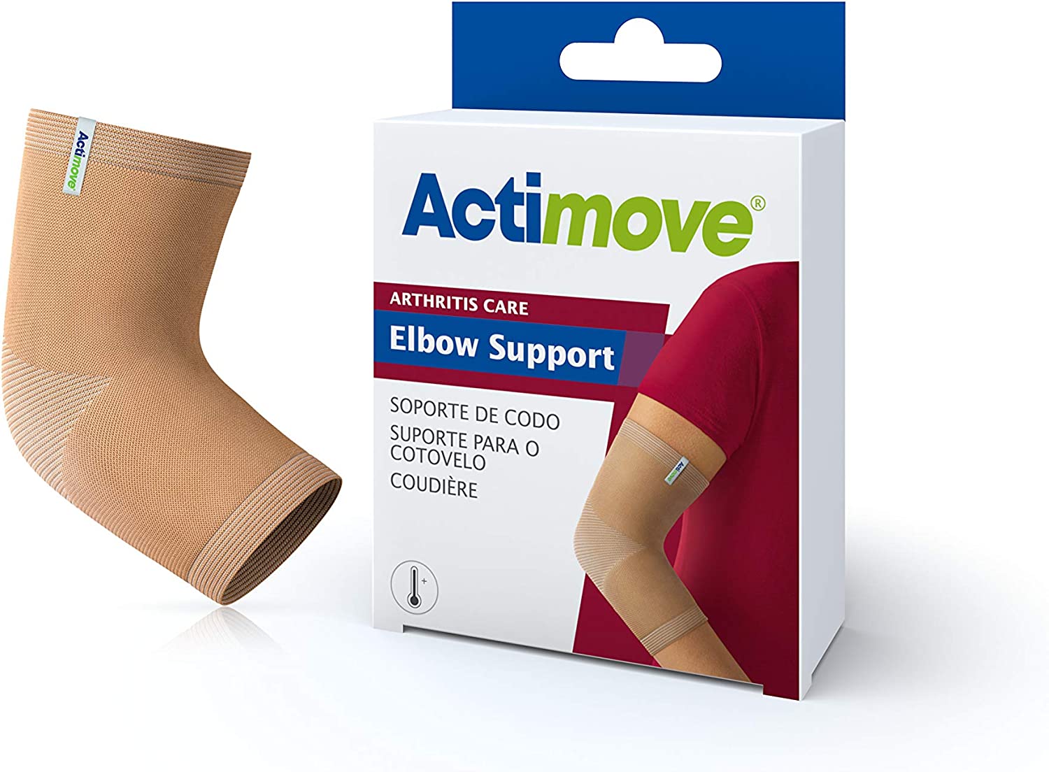 Actimove Arthritis Pain Relief Elbow Support Lg, Beige - Ea/1 - Home Health Store Inc