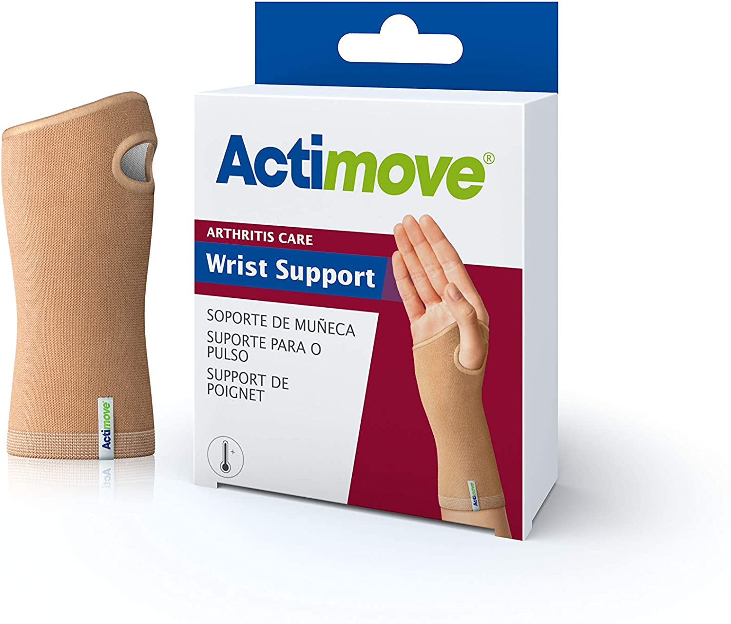Actimove Arthritis Pain Relief Support, Wrist, Lg, Beige - Ea/1