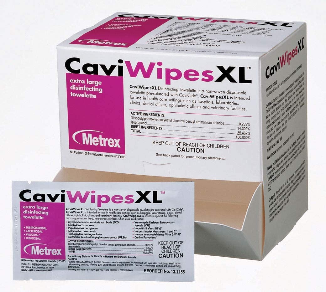 Cavi Wipes Single Use Packets, 50/Box - Home Health Store Inc