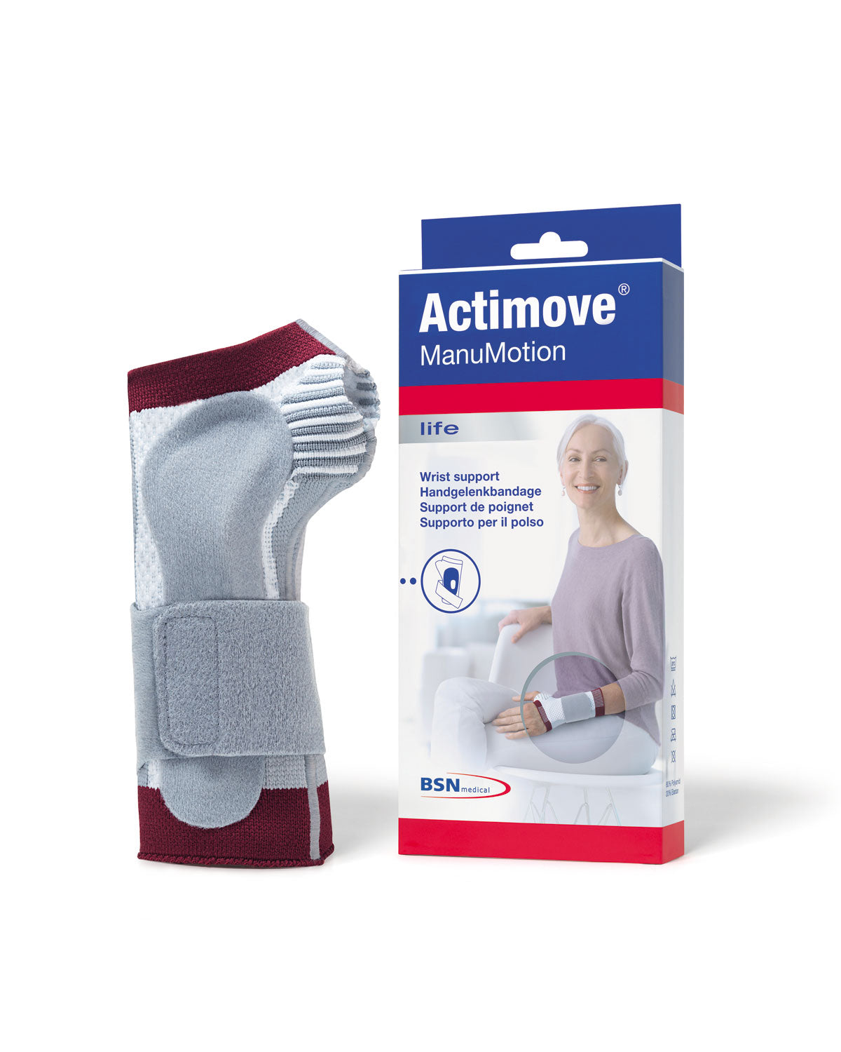 Actimove Manumotion Wrist Support Sm, Left, Grey - Ea/1