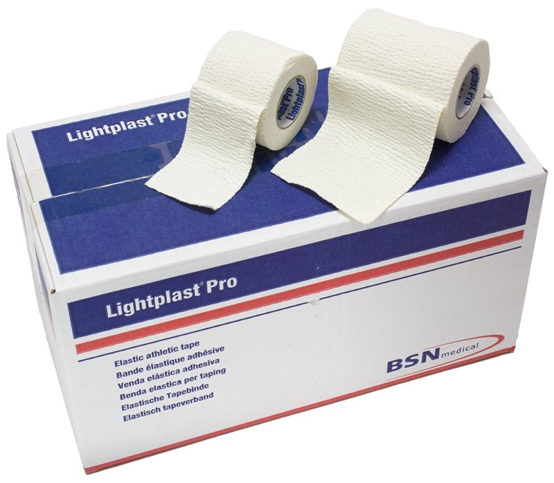 Lightplast Pro Athletic Elastic Adhesive Tape 7.5cm X 6.8m (Stretched) - Box Of 16