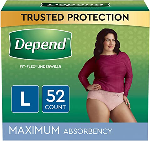 DEPEND FIT-FLEX MAXIMUM UNDERWEAR FEMALE BULK - Home Health Store Inc