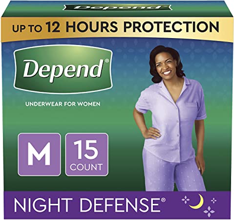 DEPEND NIGHT DEFENSE OVERNITE UNDERWEAR BLUSH - Home Health Store Inc