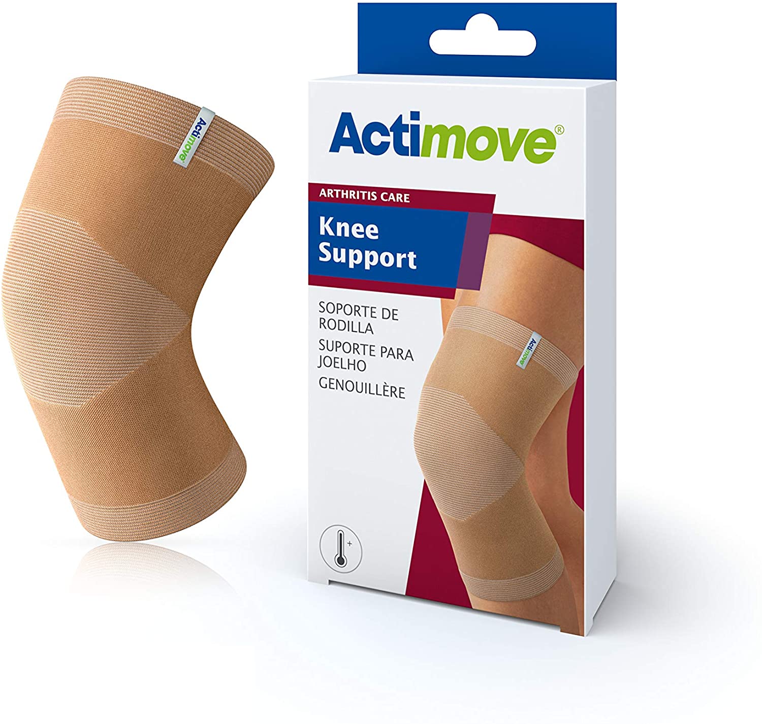 Actimove Arthritis Pain Relief Support, Knee, Md, Beige - Ea/1 - Home Health Store Inc