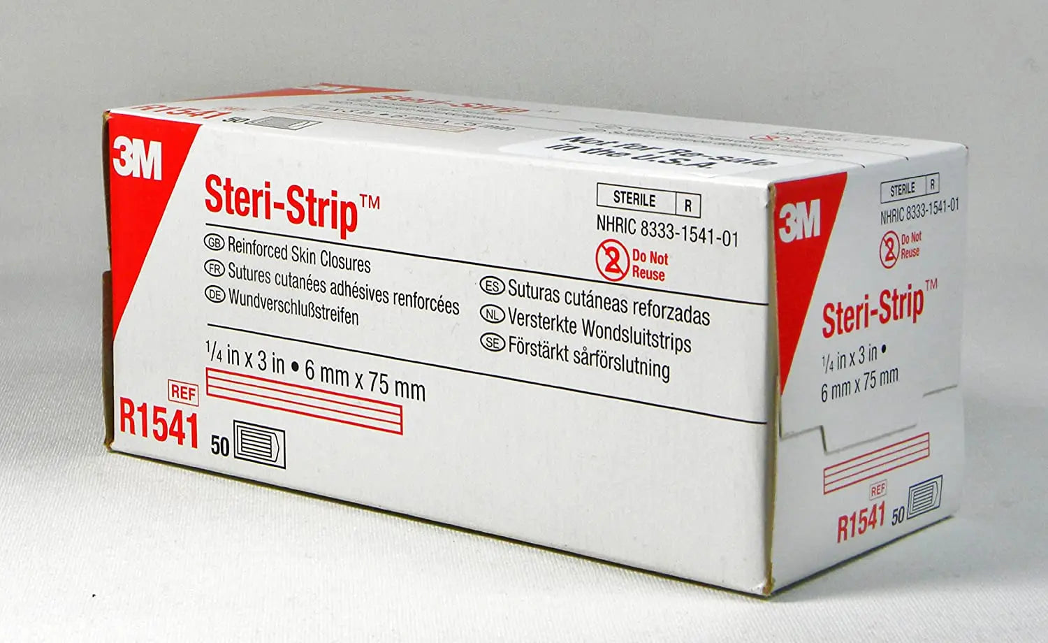 Non-Woven Tape Strips 1 1/4 X 3 3/4" (Non-Returnable) - Box Of 100 - Home Health Store Inc