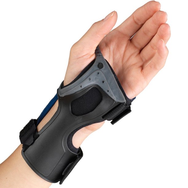 Otc Medium Low Profile Wrist Brace Right Hand Sm (5 1/4" - 6 1/2")Wrist (6 3/4" - 8")Palm Padded Molded Adjustable Hook & Eye Fastener Latex-Free - Ea/1