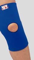 AIR 0306RB-2L EA/1 CHAMPION NEOPRENE MINIMUM KNEE SUPPORT W/ OPEN PATELLA 2XL (17 3/4 - 19 1/4") BLUE 4-WAY STRETCH BREATHABLE MOISTURE ABSORBENT INTERIOR