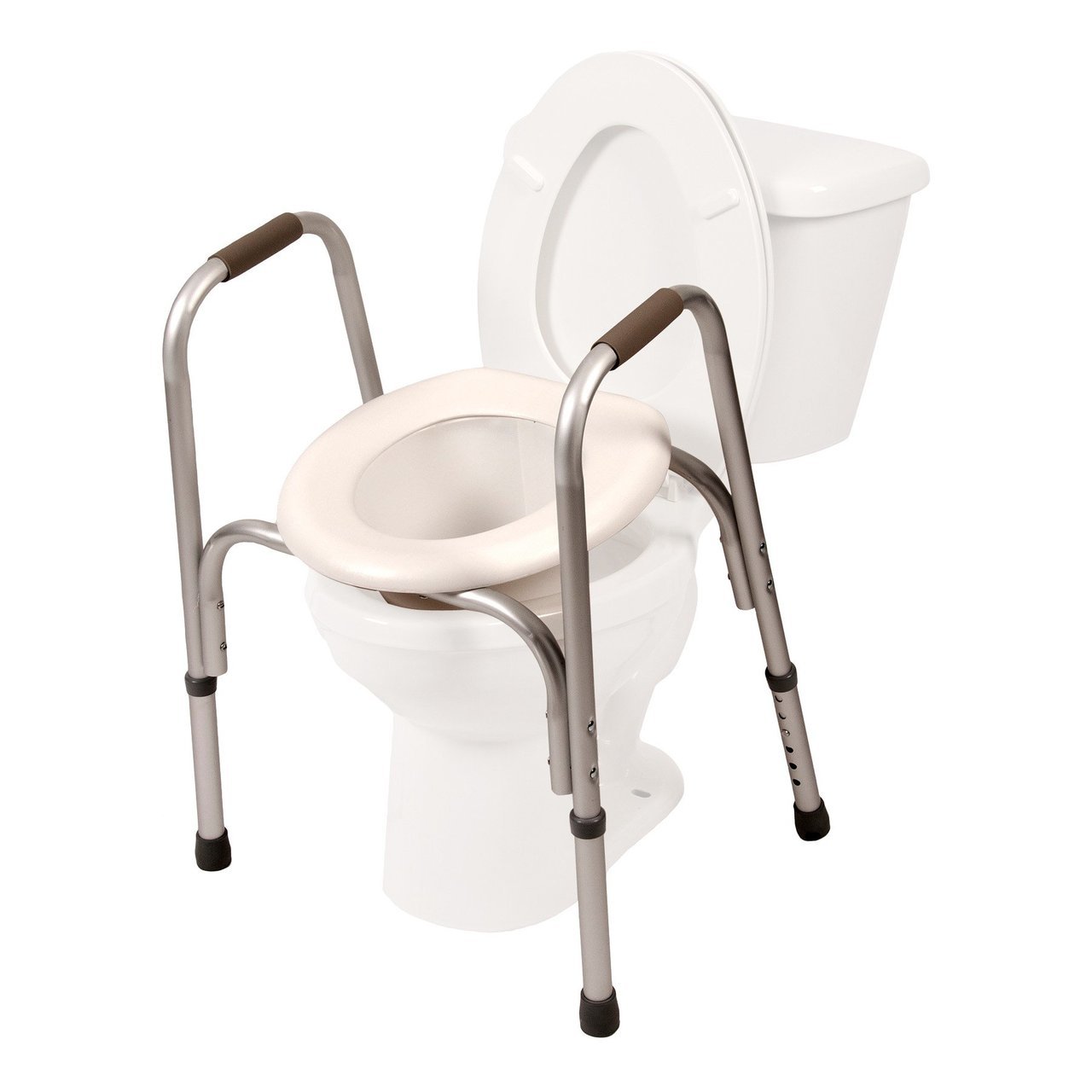 AIR 7007 EA/1 ADJUSTABLE TOILET SAFETY FRAME WITH RAISED SEAT