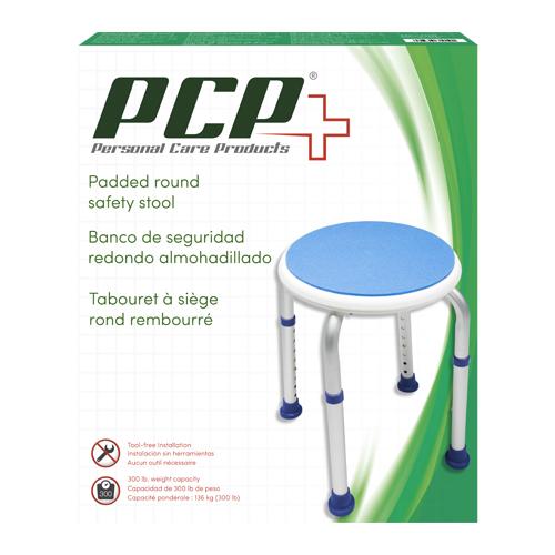 AIR 7101 EA/1 ADJUSTABLE PADDED ROUND SAFETY STOOL WEIGHT CAPACITY 300LBS