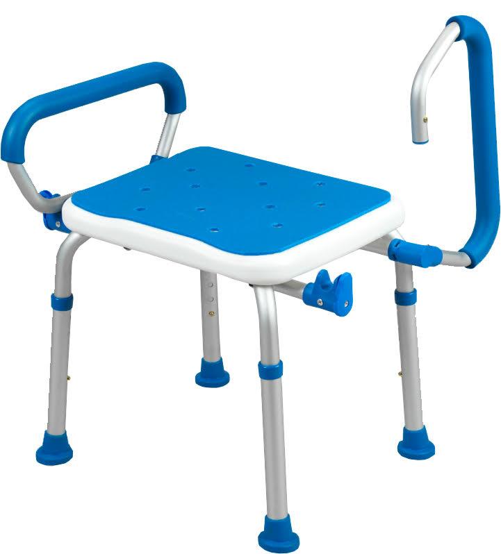 AIR 7106 EA/1 ADJUSTABLE PADDED BATH SAFETY SEAT WITH SWING AWAY ARMS