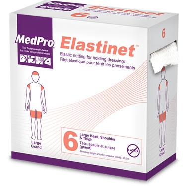 AMG 117-565 EA/1 MEDPRO ELASTINET ELASTIC NETTING  SIZE 6  LARGE HEAD, SHOULDERS, THIGH  22.5M STRETCHED  LATEX-FREE