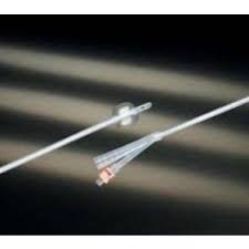 BRD 0170SI16 CS/12 LUBRI-SIL 100% SILICONE INFECTION CONTROL 2-WAY SPECIALTY FOLEY CATHETER, 16FR 5CC, COUDE